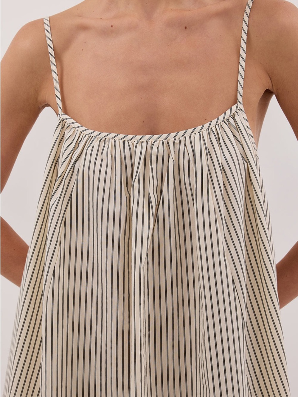 DISSH Palma Cream Silk Blend Midi Dress - Picture 3 of 9